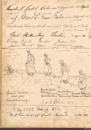 Historisches Gästebuch