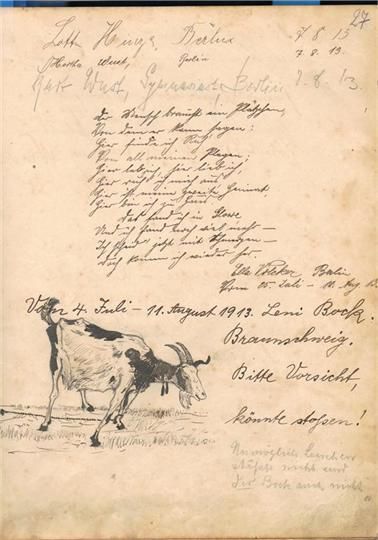 Historisches Gästebuch