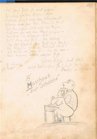 Historisches Gästebuch
