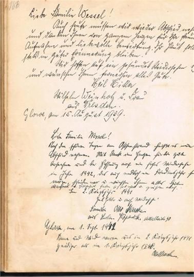 Historisches Gästebuch